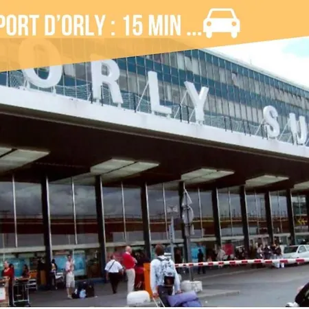 F2 Proche Gare - 5min Rer Orly 15min Apartment Juvisy-sur-Orge